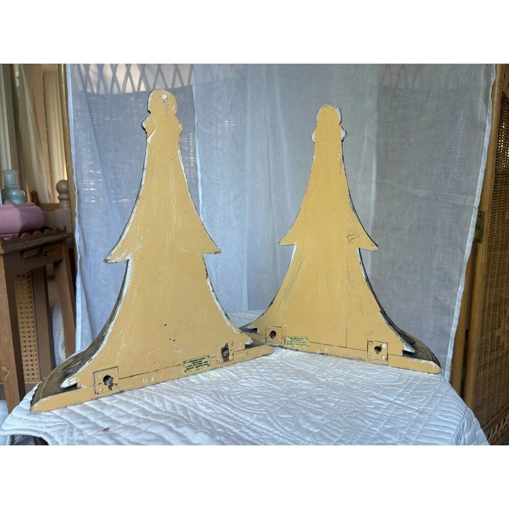 2 Maitland-Smith Gold Leaf Wall Shelves Corbels Sconce Acanthus Leaf Indonesia
